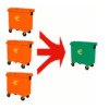 Compactadora de contendores de basura MacFab - Machemac